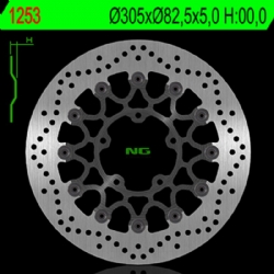 Disco de freno NG 1253 305 x 5 mm delantero flotante
