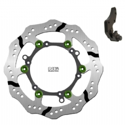 Kit disco freno NG 1254XBHK09 270 mm ondulado flotante