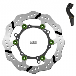 Kit disco freno NG 1254XBHK16 270 mm ondulado flotante