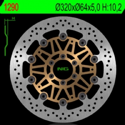 Disco de freno NG 1290 320 x 5 mm delantero flotante