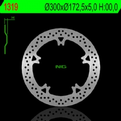 Disco de freno NG 1319 300 x 5 mm delantero flotante