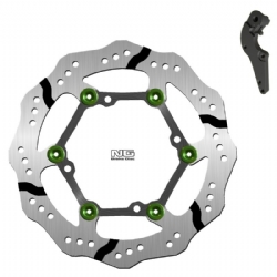 Kit disco freno NG 1326XBHK17 270 mm ondulado flotante