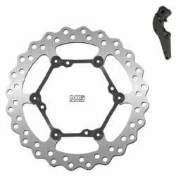 Kit disco freno NG 1326XK17 270 mm ondulado flotante
