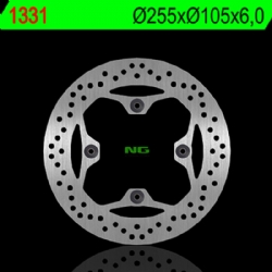 Disco de freno NG 1331 255 x 6 mm trasero fijo