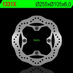 Disco de freno NG 1331X 255 x 6 mm trasero ondulado