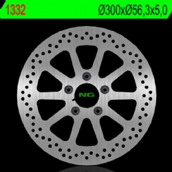Disco de freno NG 1332 300 x 5 mm trasero fijo