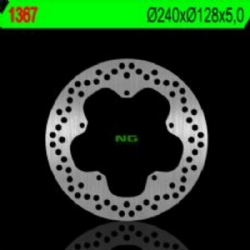 Disco de freno NG 1367 240 x 5 mm trasero fijo