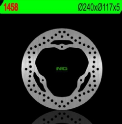 Disco de freno NG 1458 240 x 5 mm trasero fijo