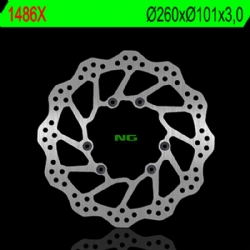 Disco de freno NG 1486X 260 x 3 mm delantero ondulado