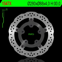 Disco de freno NG 1547X 280 x 4 mm delantero