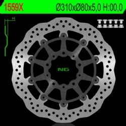 Disco de freno NG 1559X 310 x 5 mm delantero