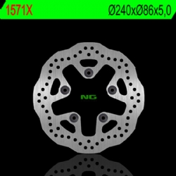 Disco de freno NG 1571X 240 x 5 mm trasero ondulado