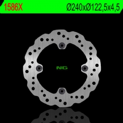 Disco de freno NG 1586X 240 x 4,5 mm trasero ondulado