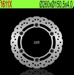Disco de freno NG 1611X 260 x 4 mm delantero ondulado