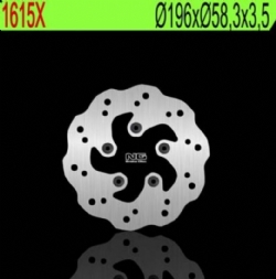 Disco de freno NG 1615X 196 x 3,5 mm trasero ondulado