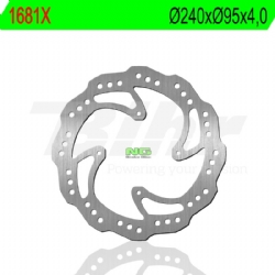 Disco de freno NG 1681X 240 x 4 mm delantero ondulado