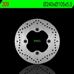 Disco de freno NG 209 240 x 5 mm trasero fijo
