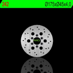 Disco de freno NG 242 175 x 4 mm trasero fijo