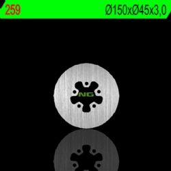 Disco de freno NG 259 150 x 3 mm redondo fijo