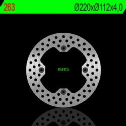 Disco de freno NG 263 220 x 4 mm trasero fijo