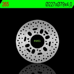 Disco de freno NG 265 Ø -/227 · -/4 mm delantero fijo