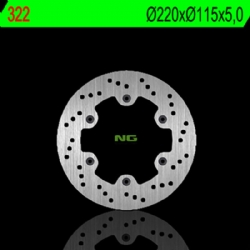 Disco de freno NG 322 220 x 5 mm trasero fijo