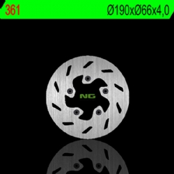 Disco de freno NG 361 190 x 4 mm redondo fijo