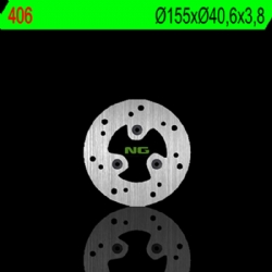 Disco de freno NG 406 155 x 3,8 mm redondo fijo