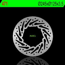 Disco de freno NG 471 245 x 3,5 mm redondo fijo