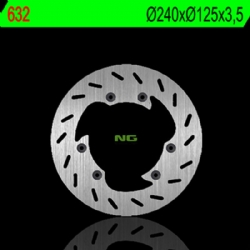 Disco de freno NG 632 240 x 3,5 mm redondo fijo
