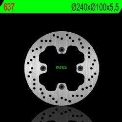 Disco de freno NG 637 240 x 5,5 mm redondo fijo