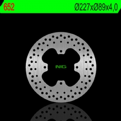 Disco de freno NG 652 227 x 4 mm redondo fijo