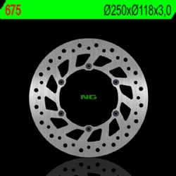 Disco de freno NG 675 250 x 3 mm redondo fijo
