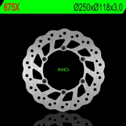 Disco de freno NG 675X 250 x 3 mm ondulado fijo