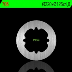 Disco de freno NG 706 220 x 4 mm redondo fijo