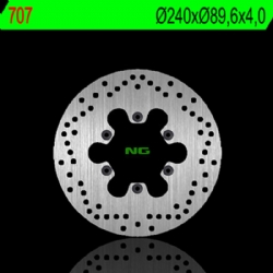 Disco de freno NG 707 240 x 4 mm redondo fijo