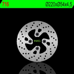 Disco de freno NG 716 220 x 4,5 mm delantero fijo