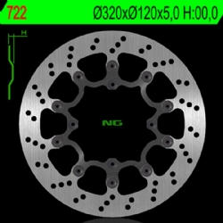Disco de freno NG 722 320 x 5 mm redondo flotante