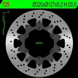 Disco de freno NG 725 320 x 5 mm delantero flotante