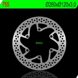 Disco de freno NG 755 260 x 3 mm redondo fijo