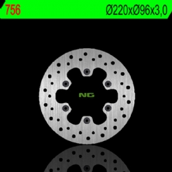 Disco de freno NG 756 220 x 3 mm redondo fijo