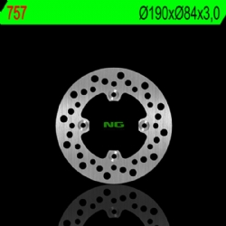 Disco de freno NG 757 190 x 3 mm redondo fijo