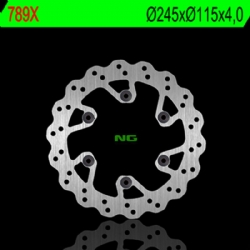 Disco de freno NG 789X 245 x 4 mm ondulado fijo