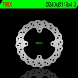 Disco de freno NG 799X 240 x 4 mm ondulado fijo