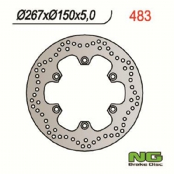 Disco de freno NG 483 267 x 5 mm fijo