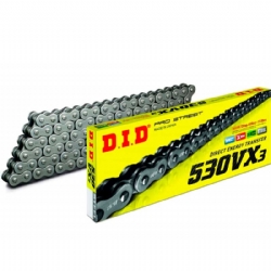 Enganche cadena DID 530VX3 ZJ remache negro
