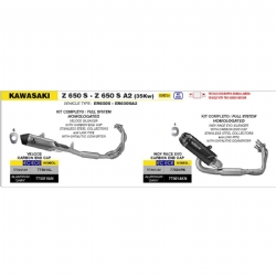 Escape completo Arrow 77501VL Veloce Kawasaki VERSYS 650 2025 LE650J-LE650JA2 homologado titanio - foto 3 Escape completo Arrow 77501VL Veloce Kawasaki VERSYS 650 2025 LE650J-LE650JA2 homologado titanio - foto 3