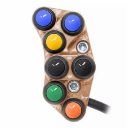 Botonera Jetprime JPPLS039C Triumph Street Triple 765 2017 2024 Cobre Versión Street