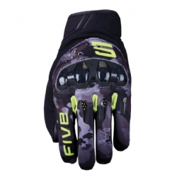 Guantes Five RSX Camo / Amarillo Fluor