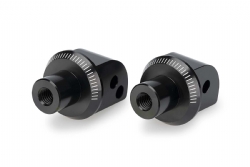 Herrajes estriberas pasajero Puig 22880N Voge 625 DSX 2025 Negro